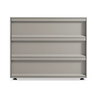 The Superchoice 3 Drawer Dresser from Blu Dot in risk-averse grey.