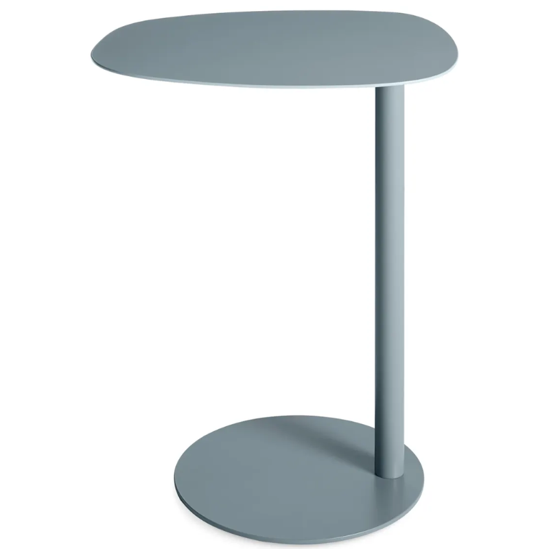 The Swole Tall Table from Blu Dot in grey blue.