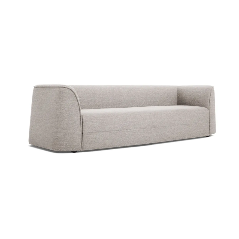 The Thataway 102" Sleeper Sofa from Blu Dot in tait charcoal from an angle.