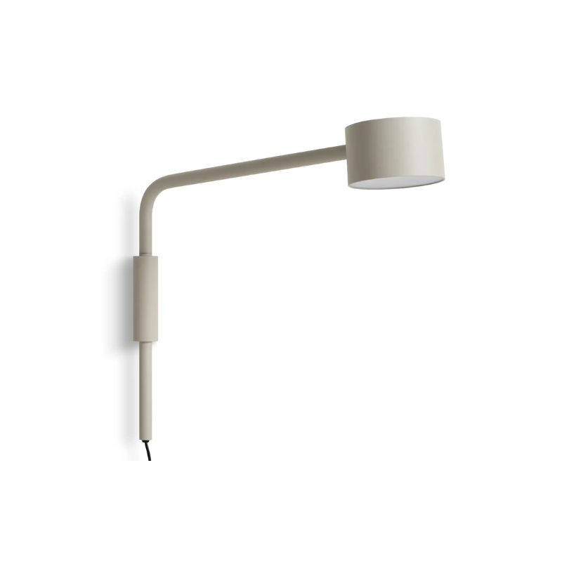 The Verge Adjustable Sconce by Blu Dot in Putty