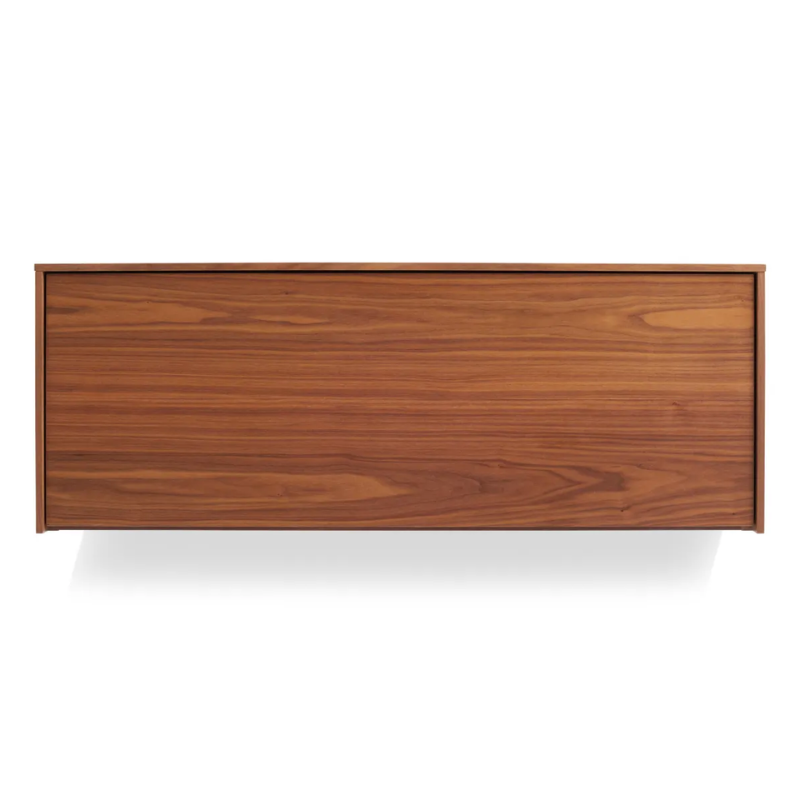 The Wonder Wall 2.0 1 Door Cabinet from Blu Dot in walnut.