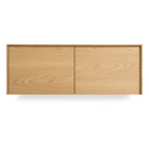 The Wonder Wall 2.0 2 Door Cabinet from Blu Dot in white oak.