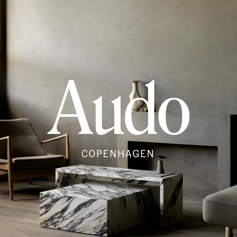 Audo Copenhagen brand tile on Illuminee brands page.