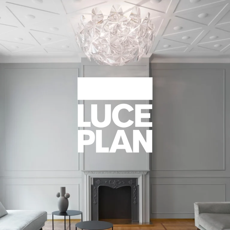 Luceplan brand tile on Illuminee brands page.