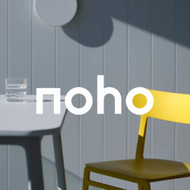 Noho brand tile on Illuminee brands page.