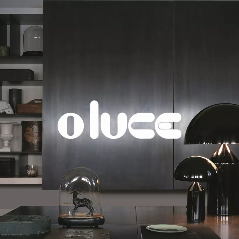 Oluce brand tile on Illuminee brands page.