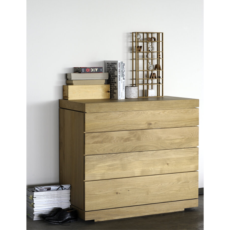 Burger Dresser by Ethnicraft made of solid light oak in bedroom