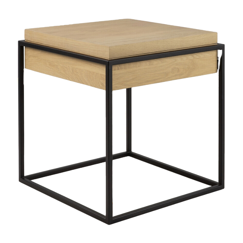 The Monolit Side Table from Ethnicraft from an angle.