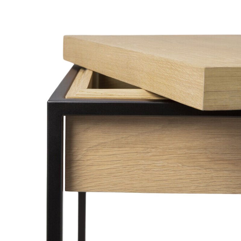 The Monolit Side Table from Ethnicraft close up.