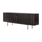 The Roller Max Sideboard from Ethnicraft 88.5 inch size from the side.