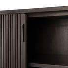 The Roller Max Sideboard from Ethnicraft showcasing the storage.