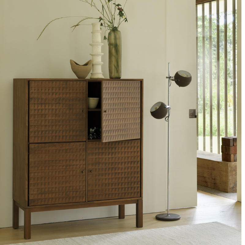 The Sono Cupboard from Ethnicraft in a kitchen and dining setting.