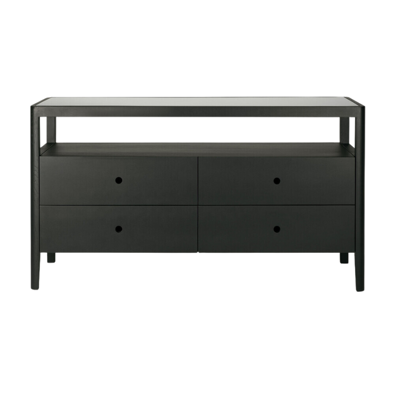 The Spindle Dresser from Ethnicraft in black oak.