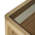 The Spindle Dresser from Ethnicraft in oak in detail.