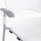 The Caper Stacking Chair from Herman Miller in a close up.