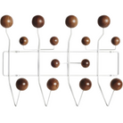 The Eames Hang-It-All from Herman Miller in white and walnut.