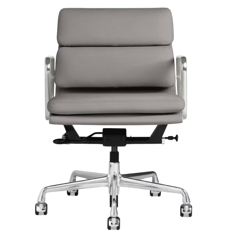 The Eames Soft Pad Management Chair from Herman Miller in script prone leather.