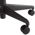 The Mirra 2 Chair from Herman Miller in graphite focusing on the wheel.