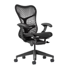 The Mirra 2 Chair from Herman Miller in graphite with the triflex polymer back.