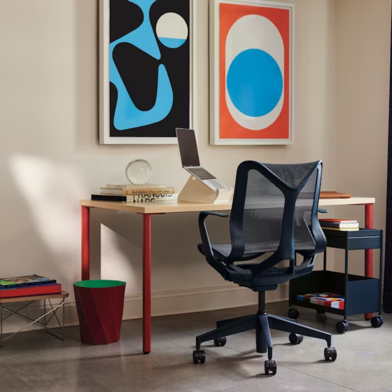 The OE1 Trolley from Herman Miller in a home office.