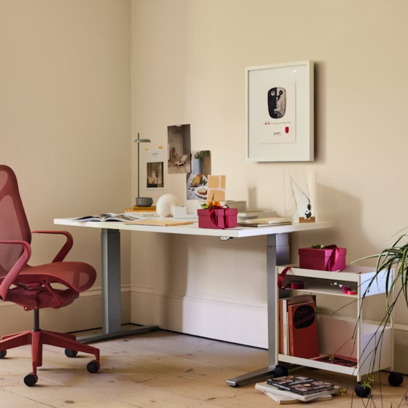 The OE1 Trolley from Herman Miller in a workspace.