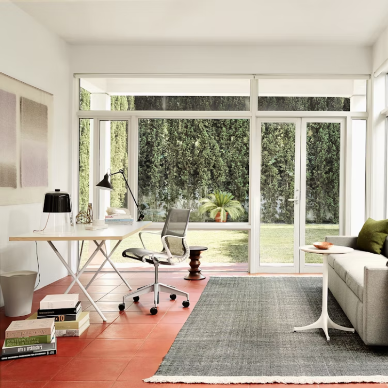 The Setu Chair from Herman Miller in a living room.