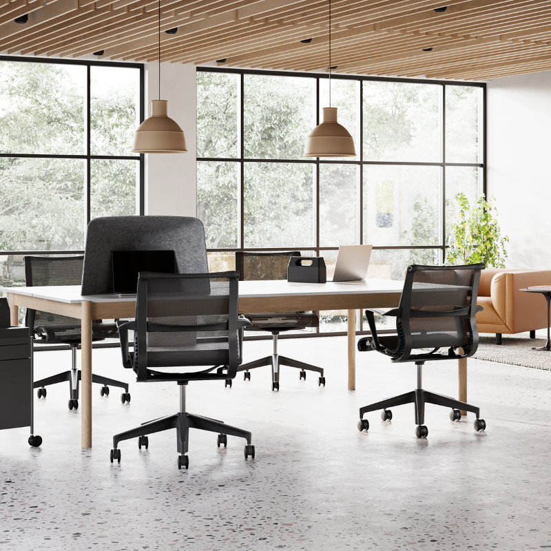 The Setu Chair from Herman Miller in an office.