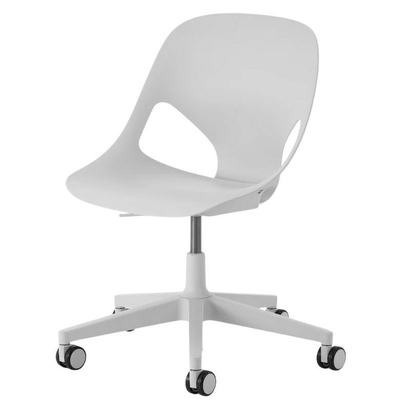 The Zeph Multipurpose Chair without Arms from Herman Miller alpine shell.