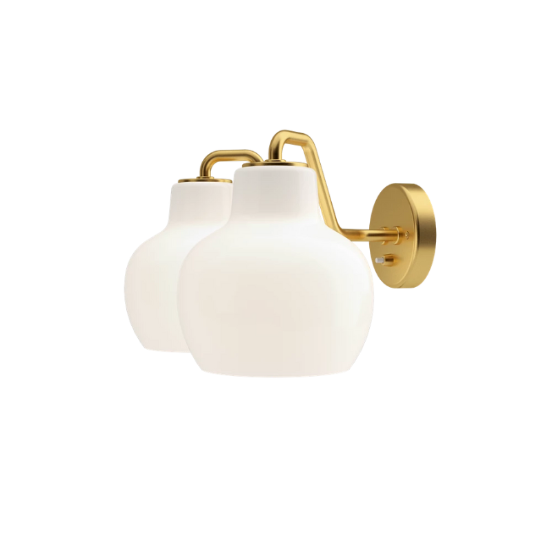 The VL Ring Crown Wall Light from Louis Poulsen with 2 pendants.