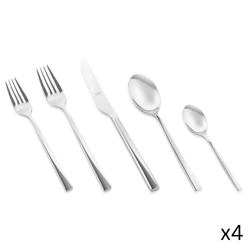 The Atena 20 Piece Cutlery Set from Mepra.