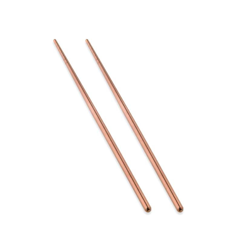 A pair of Chopsticks from Mepra in bronze.