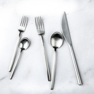 The Due 20 Piece Cutlery Set from Mepra on a countertop.