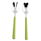 The Fantasia Salad Serving Set from Mepra in acid green.