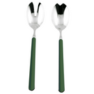 The Fantasia Salad Serving Set from Mepra in green.