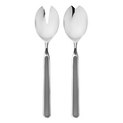 The Fantasia Salad Serving Set from Mepra in grey.