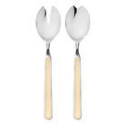 The Fantasia Salad Serving Set from Mepra in vanilla.