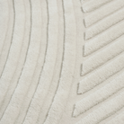 The Relevo Rug from Muuto in off white close up.