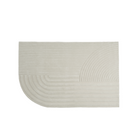 The large Relevo Rug from Muuto in off white.