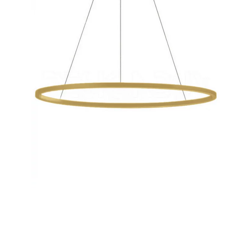 The Ellisse Minor Pendant from Nemo gold painted.