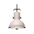 The Projecteur Pendant from Nemo size small, white sand color.