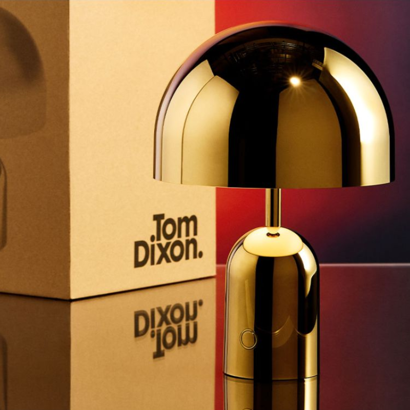 The Bell Portable LED from Tom Dixon packaging.