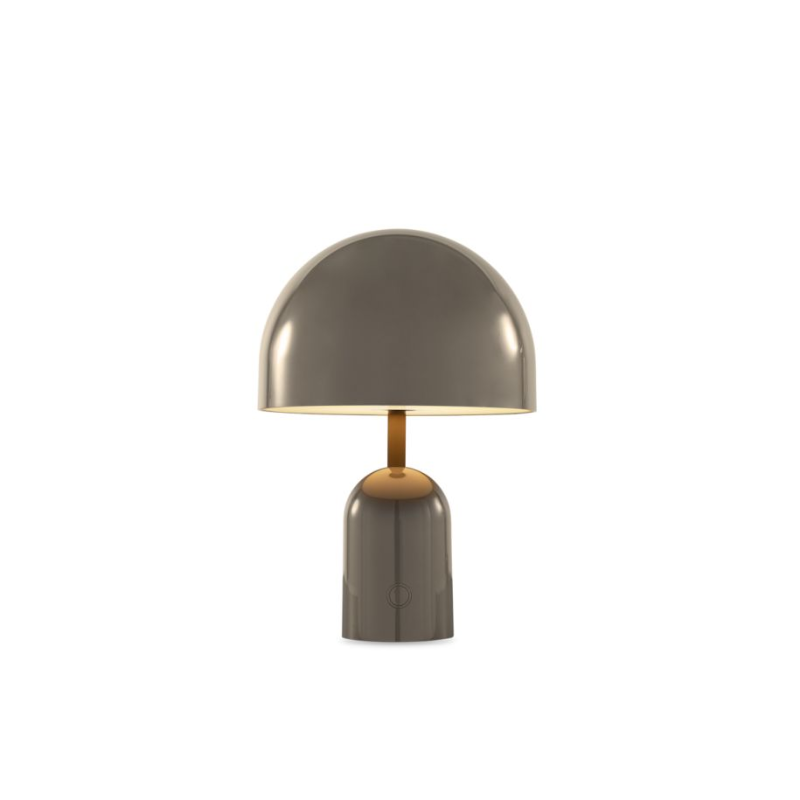 The Bell Portable LED from Tom Dixon in taupe.