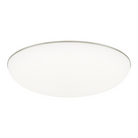 The Megan Flush Mount from Visual Comfort and Co in satin nickel.