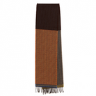 The Chatham Scarf from Wallace & Sewell in leather (color) in detail.