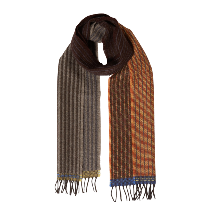 The Chatham Scarf from Wallace & Sewell in leather (color).