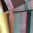 The Darland Scarf from Wallace & Sewell in yellow close up.