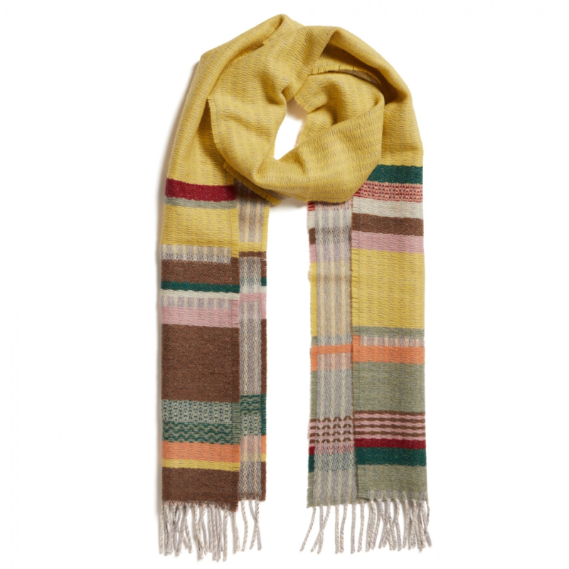 The Darland Scarf from Wallace & Sewell in yellow.