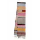 The Maela Scarf from Wallace & Sewell in bubblegum in detail.