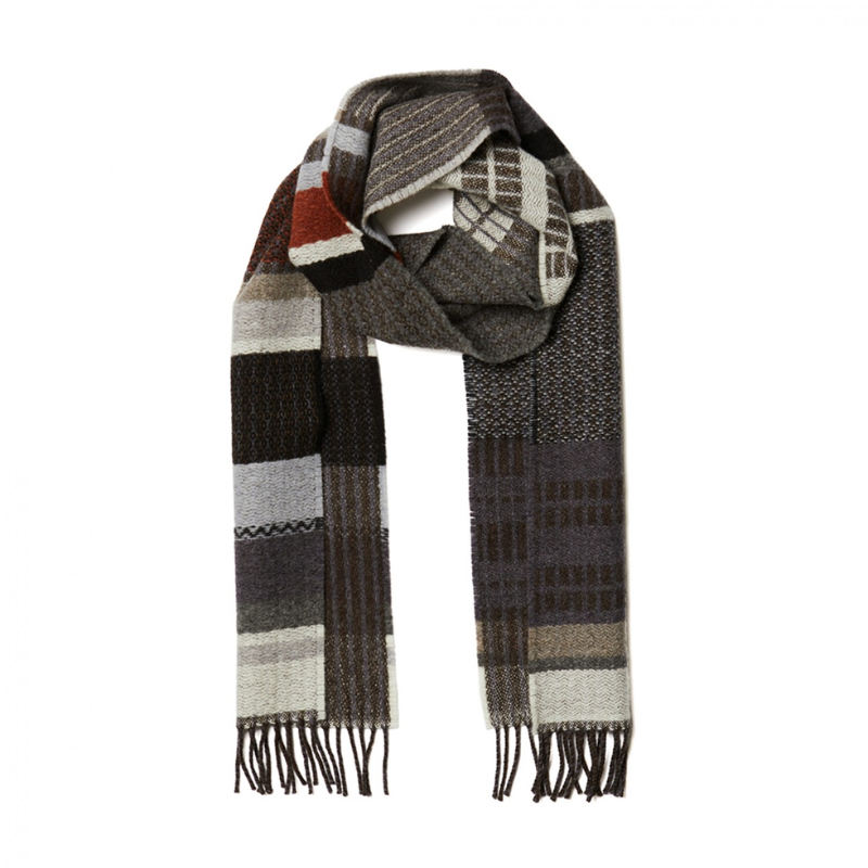 The Nyack Scarf by Wallace and Sewell in brindle.