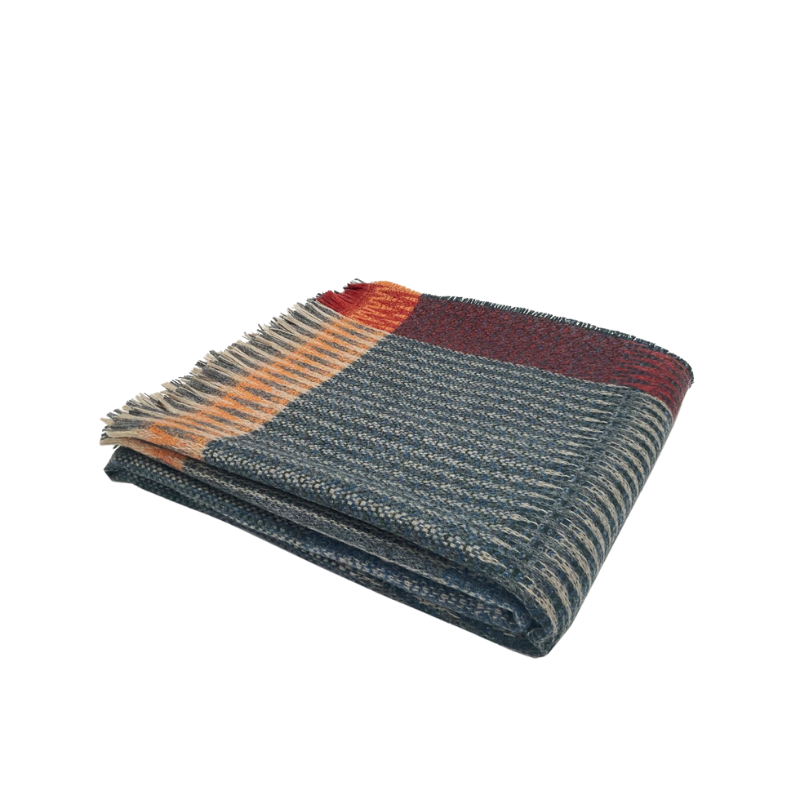 The Shetland Tweed Throw from Wallace & Sewell in Cairngorm color.